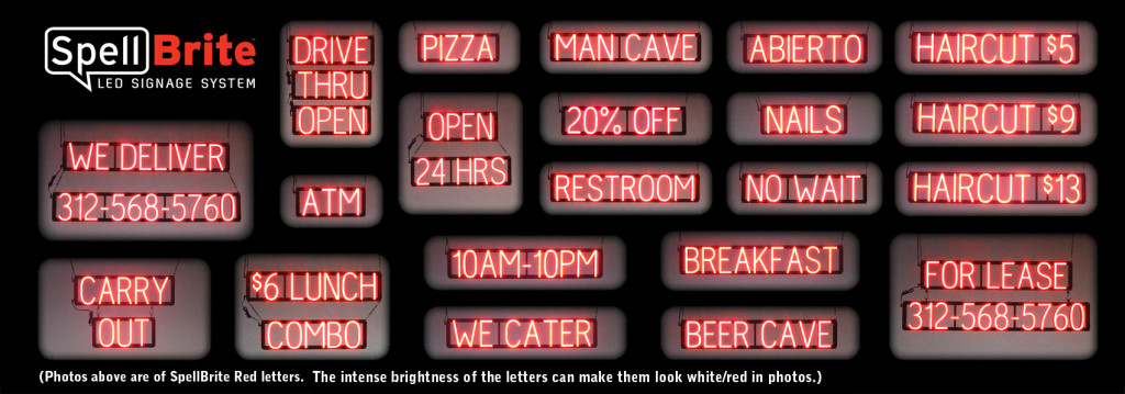 Sample LED Letter Signs Rochester New York